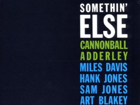 ADDERLEY, CANNONBALL - SOMETHIN ELSE Discount