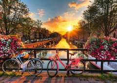 Puzzle - Ravensburger - Bicycles in Amsterdam (1000 Pieces) Hot on Sale