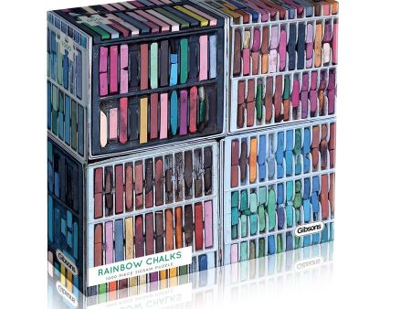 Puzzle - Gibsons - Rainbow Chalks (1000 Pieces) Cheap