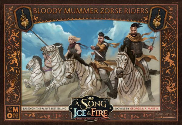 A Song of Ice & Fire: Tabletop Miniatures Game - Bloody Mummer Zorse Riders Online