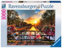 Puzzle - Ravensburger - Bicycles in Amsterdam (1000 Pieces) Hot on Sale